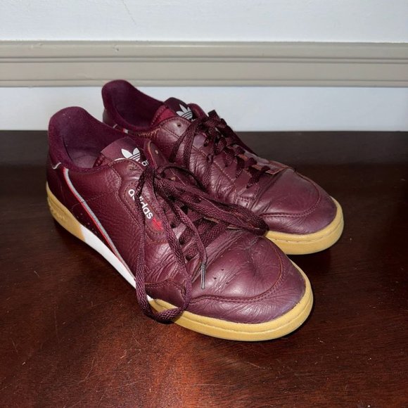 adidas Other - Adidas Originals Continental 80 Wine Sneakers Men's Size 10